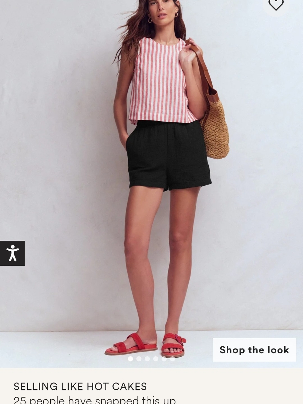 Boden Pull On Double Cloth Shorts